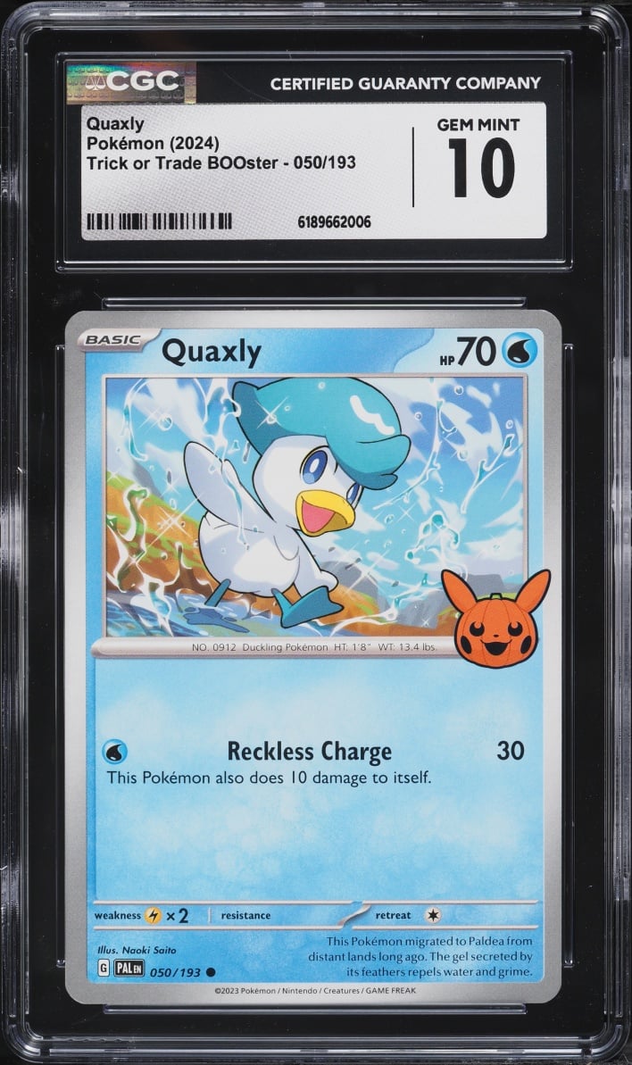 Trick Or Trade BOOster Quaxly #050 CGC 10 GEM MINT